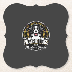 Präriehunde Vielleicht 3 Personen Design Untersetzer