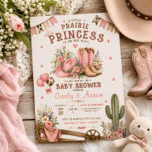 Prärieprinzessin Western-Baby-Party
