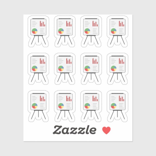 Präsentation Business School Meeting Erinnerung Aufkleber (Blatt)