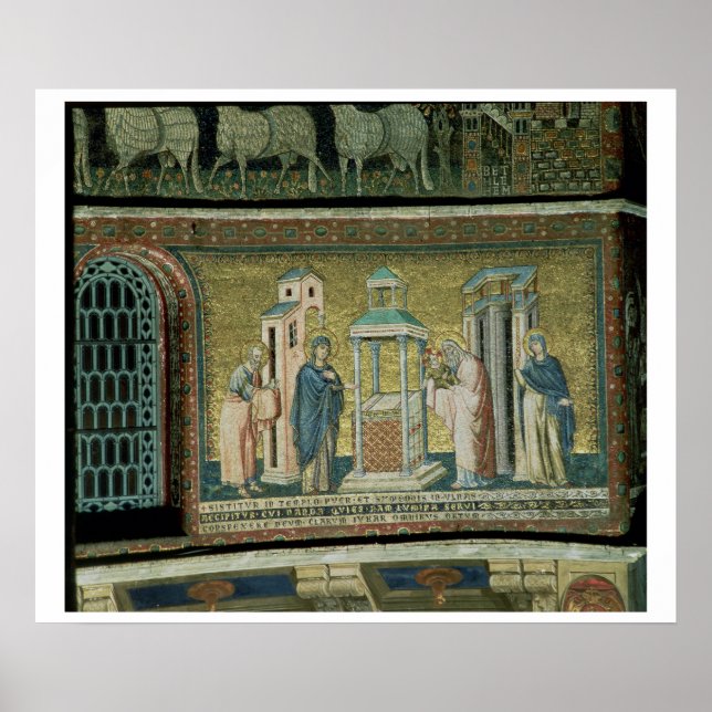 Präsentation im Tempel, Details aus der Geschichte Poster (Vorne)