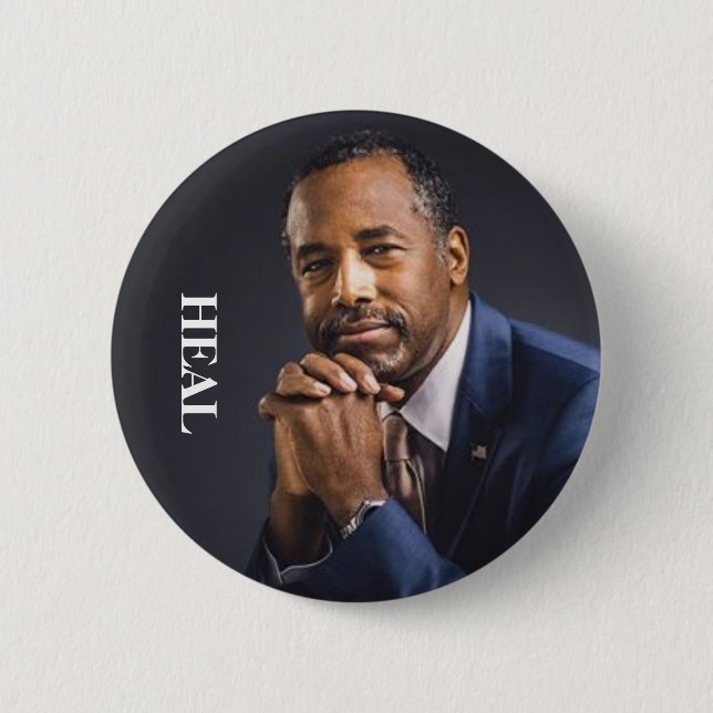 Präsident 2016 Ben-Carson HEILEN Button (Vorderseite)