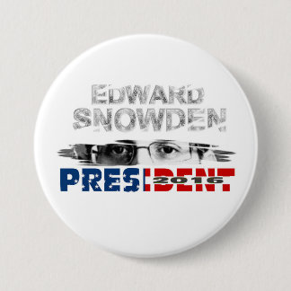 Präsident 2016 Edward-Snowden Button