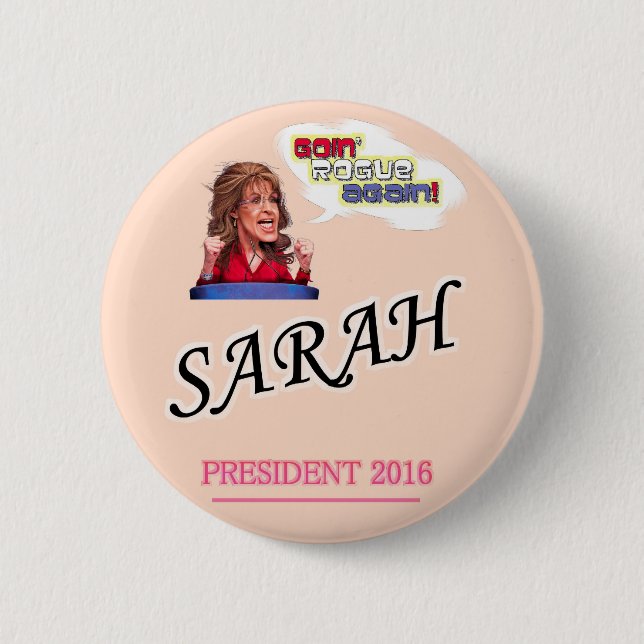 Präsident 2016 Sarah-Palin Button (Vorderseite)