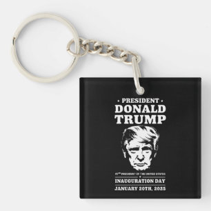 Präsident 47 D J Trump Amtseinführungstag Jan 2025 Schlüsselanhänger