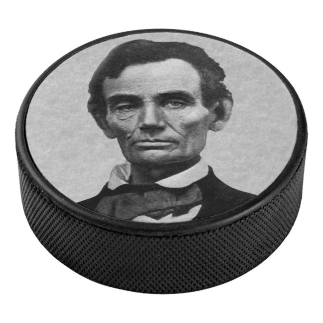 Präsident Abe Lincoln Eishockey Puck (3/4)