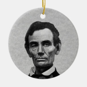 Präsident Abe Lincoln Keramik Ornament