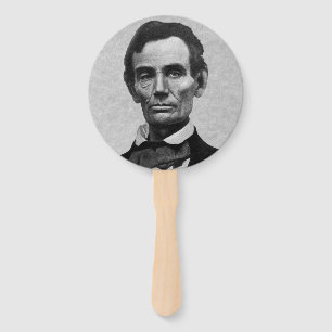 Präsident Abraham "Abe" Lincoln Portrait Fächer