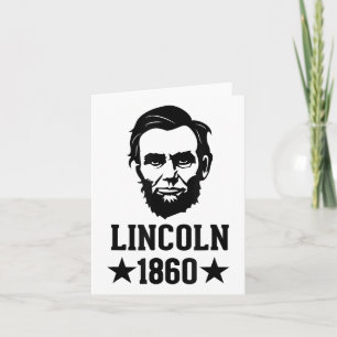 Präsident Abraham Lincoln 1860 - Abe - America Sil Karte