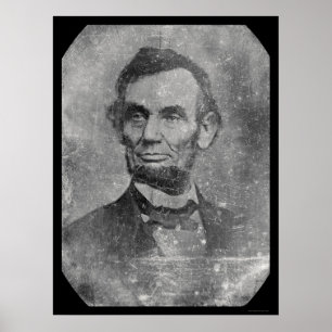 Präsident Abraham Lincoln Daguerreotype 1864 Poster