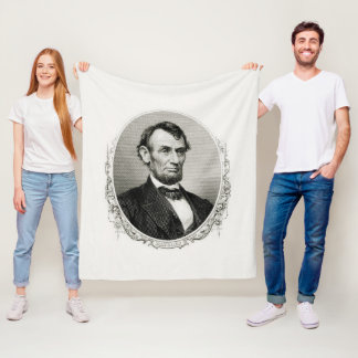 Präsident Abraham Lincoln  Fleecedecke