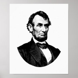 Präsident Abraham Lincoln Graphic Poster
