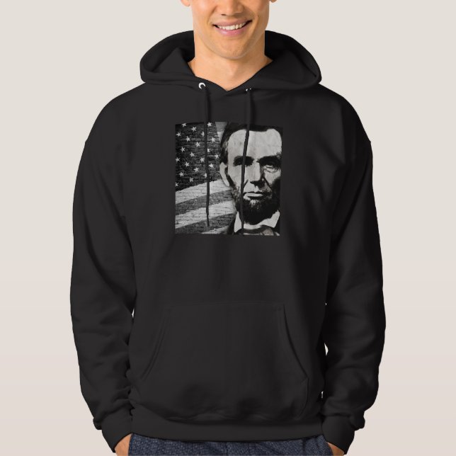 Präsident Abraham Lincoln Hoodie (Vorderseite)