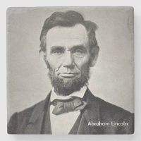 Präsident Abraham Lincoln Marble Coaster