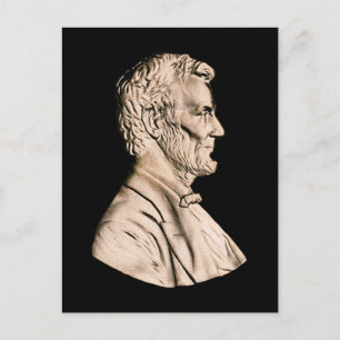 Präsident Abraham Lincoln Postkarte