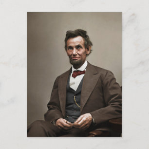 Präsident Abraham Lincoln Postkarte