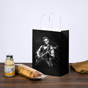 Präsident Abraham Lincoln spielt Gitarre Mittlere Geschenktüte