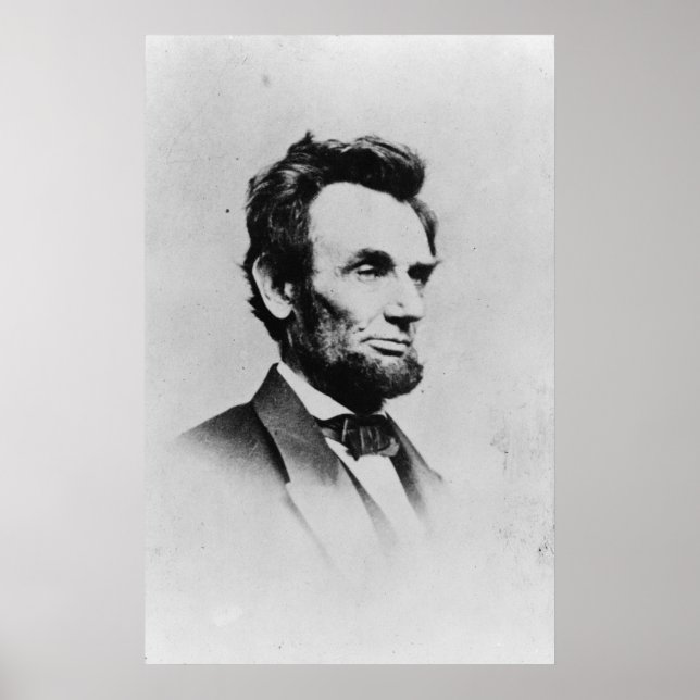 Präsident Abraham Lincoln von Mathew B. Brady Poster (Vorne)