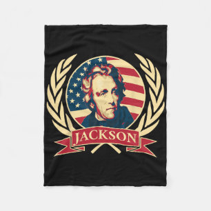 Präsident Andrew Jackson Amerikanischer Konservati Fleecedecke
