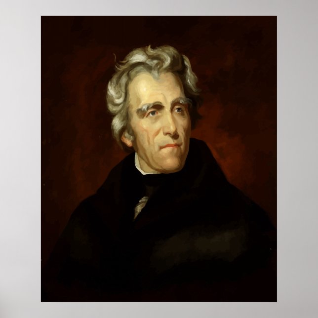 Präsident Andrew Jackson Poster (Vorne)