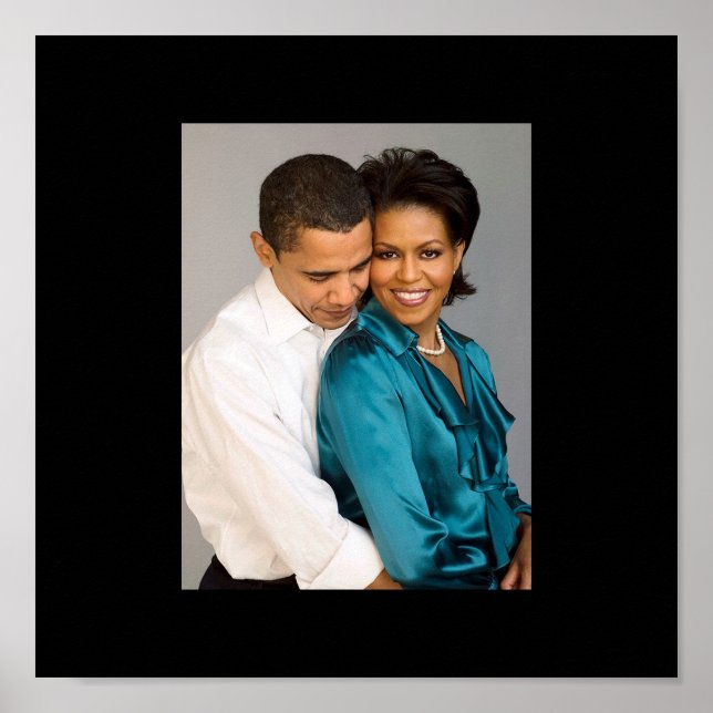 PRÄSIDENT BARACK & MICHELLE OBAMA POSTER (Vorne)