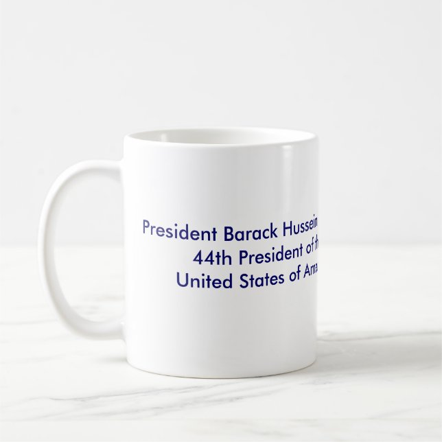 Präsident Barack Obama2, Präsident Barack Husse… Tasse (Links)