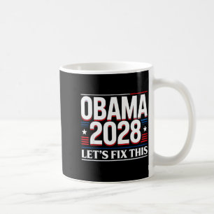 Präsident Barack Obama 2028 Rtrait Patriotischer D Kaffeetasse