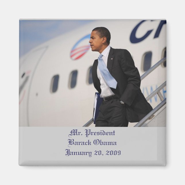 Präsident Barack Obama 20. Januar 2009 Magnet (Vorne)