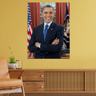 Präsident Barack Obama 2. Amtszeit Offizielles Fot Poster