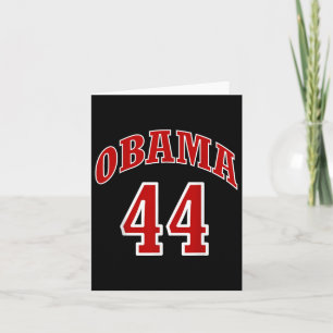 Präsident Barack Obama 44 Shirt Imitate Jersey 44. Karte