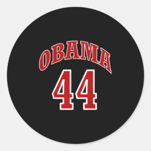 Präsident Barack Obama 44 Shirt Imitate Jersey 44. Runder Aufkleber