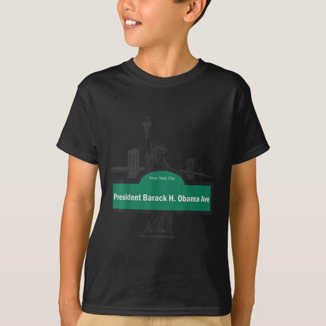 Präsident Barack Obama Ave. T-Shirt (Vorderseite)