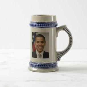 Präsident Barack Obama Bierglas