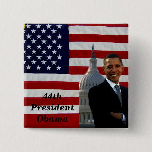 Präsident Barack Obama_Button_von Elenne Button