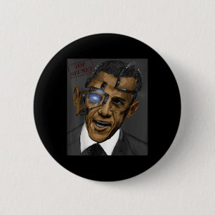 Präsident Barack Obama Evil Cool Robot Button