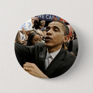 Präsident Barack Obama knöpft Buttone Button