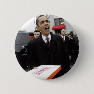 Präsident Barack Obama knöpft Buttone Button