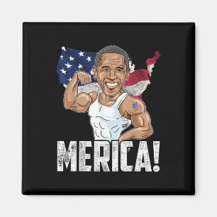 Präsident Barack Obama Merica 4. Juli Funny Pa Magnet