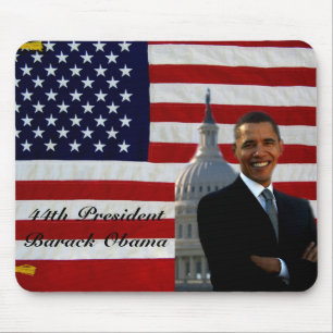 Präsident Barack Obama_Mousepad_by Elenne Mousepad
