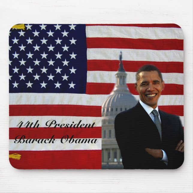 Präsident Barack Obama_Mousepad_by Elenne Mousepad (Vorne)