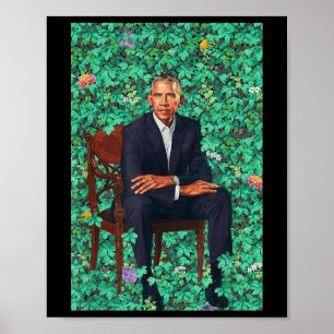 Präsident Barack Obama Portrait Shirt Poster