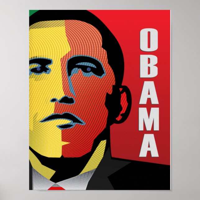Präsident Barack Obama Poster (Vorne)