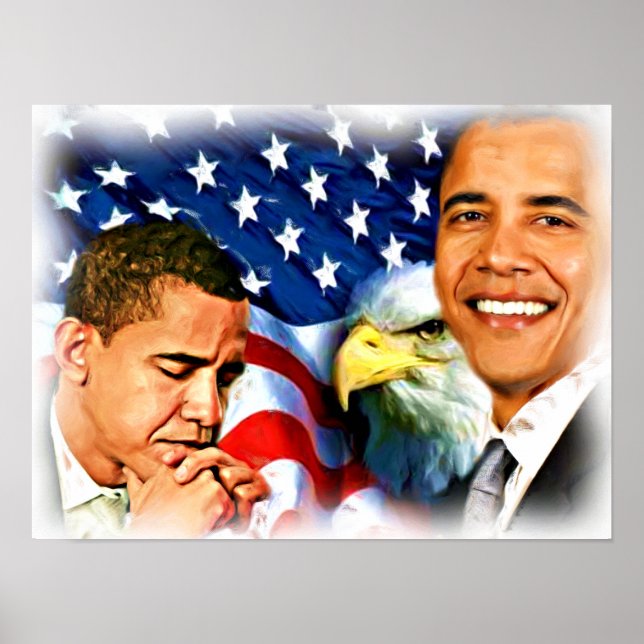 Präsident Barack Obama_Poster Poster (Vorne)