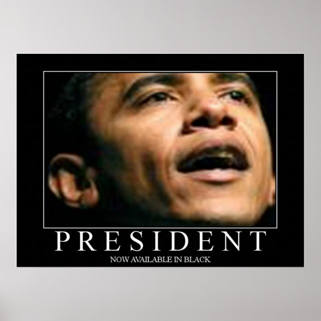 Präsident Barack Obama Poster VON 14.95 Uhr (Vorne)