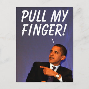 Präsident Barack Obama Postkarte