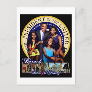 Präsident Barack Obama Postkarte