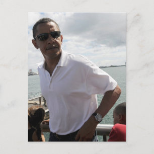 Präsident Barack Obama Postkarte