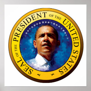 Präsident Barack Obama Siegel Poster