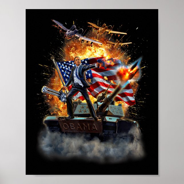 Präsident Barack Obama, Staaten Poster (Vorne)