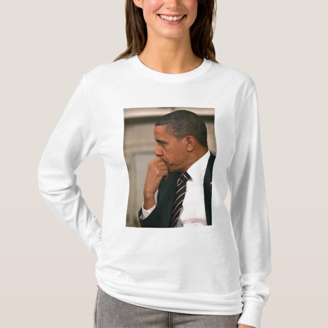 Präsident Barack Obama trifft Präsident T-Shirt (Vorderseite)