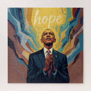 Präsident Barack Obama und die Botschaft der Hoffn Puzzle